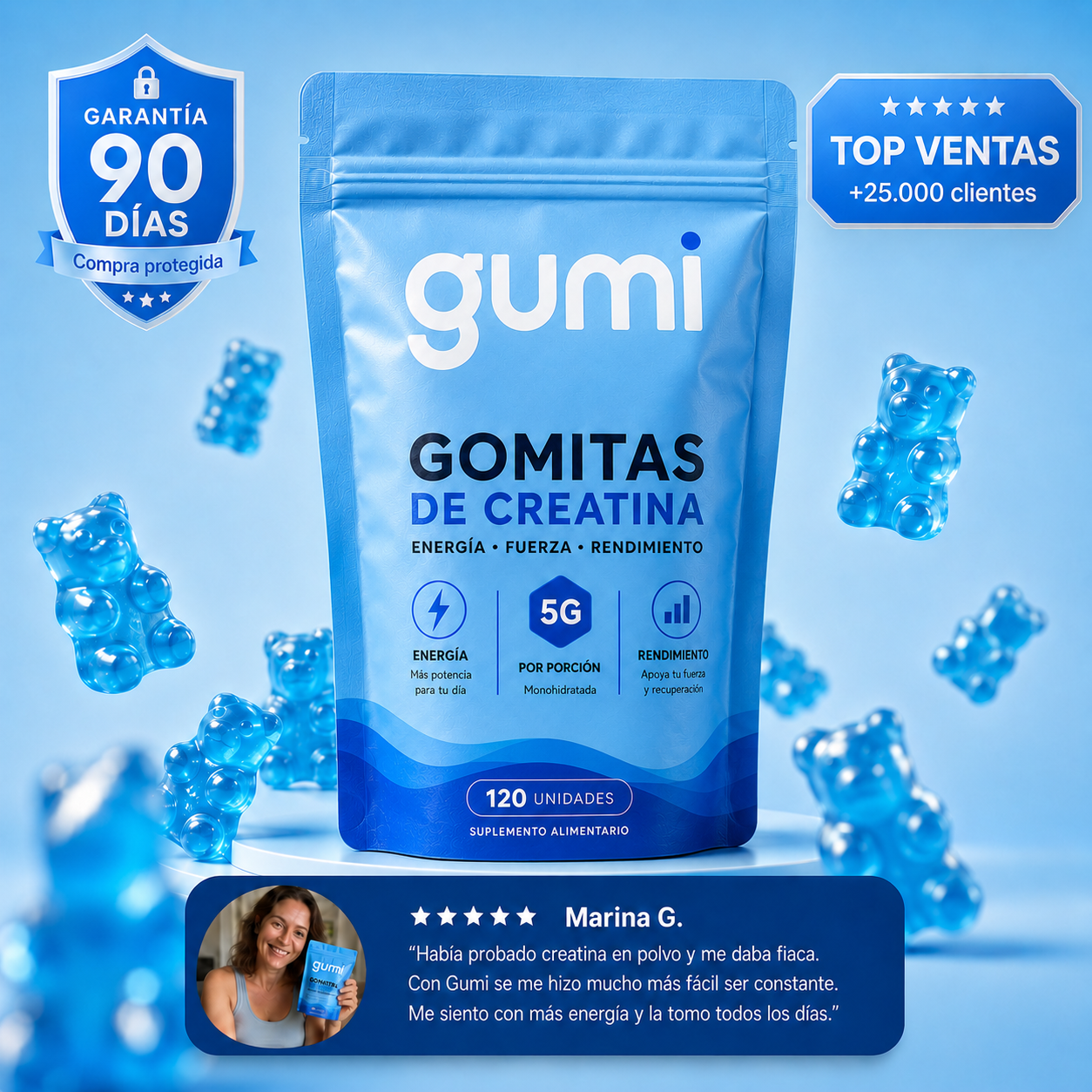 Gomitas de Creatina | GUMI