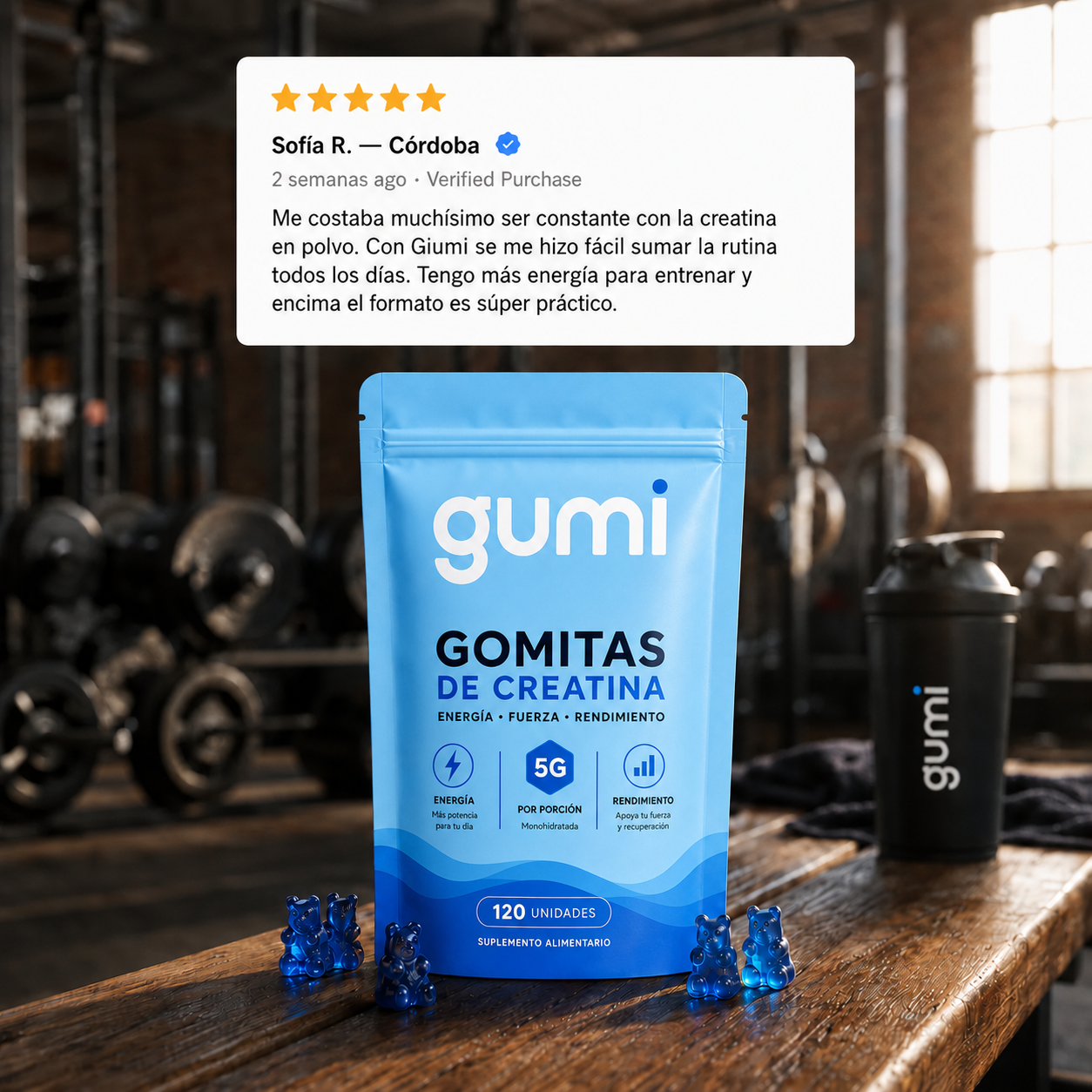 Gomitas de Creatina | GUMI